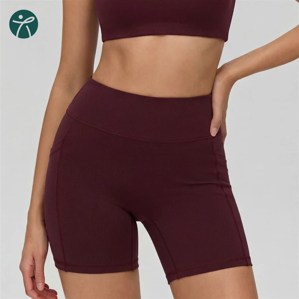 Women's Yoga Shorts With Pockets